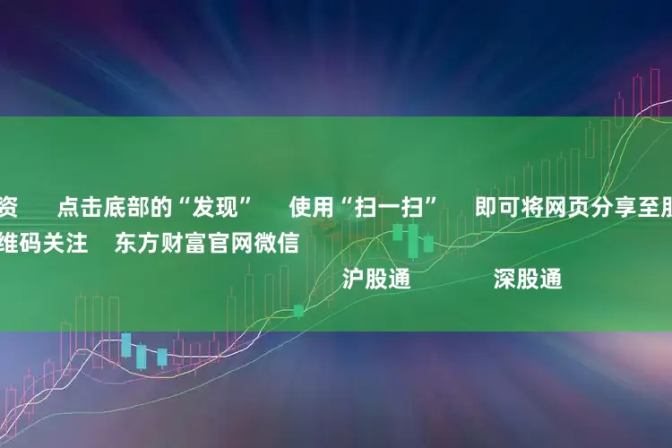 杭州在线配资 点击底部的“发现” 使用“扫一扫” 即可将网页分享至朋友圈 扫描二维码关注 东方财富官网微信 沪股通 深股通